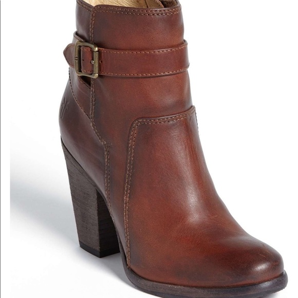 Frye Shoes - Frye 'Patty' Leather Riding Bootie